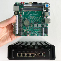 Boîtier TV OEM G31, nouveau mini PC sans ventilateur DDR4 4*Lan, routeur logiciel, pare-feu VPN N5105, ordinateur industriel Pfsense Linux Ubuntu
