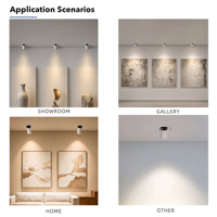 Spot LED encastrable orientable anti-éblouissement 90mm 115mm 12W 25W Ra90 IP20 moderne extensible pour intérieur