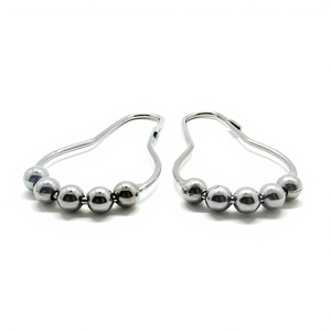 EWANG Factory Stainless Steel Roller Ball Shower <b>Curtain</b> Ring for Bathroom - Product Image 4
