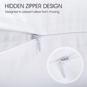 Hypoallergenic Zipper <b>Pillow</b> Protector With Fabric Lamination Waterproof <b>Pillow</b> Protector - Product Image 5