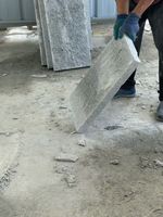 Dalles de revêtement en pierre de granit blanc sésame G603 de qualité supérieure - Carreaux muraux vieillis à relief élevé pour bâtiments commerciaux