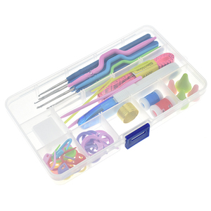 16 Kits de Crochet Magiques DIY Outils de Tricot Boîtes de Crochet Colorées avec Divers Accessoires Crochets Aiguilles Outils de <span class=keywords><strong>Couture</strong></span> - Product Image 3