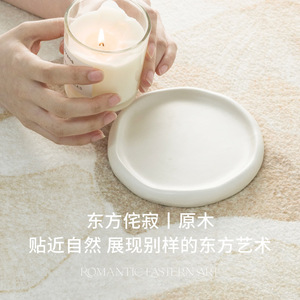 พรมปูพื้นทรงกลม Jinrui ลายดอกไม้ สไตล์วาบิซาบิ หนานุ่ม ซักเครื่องได้ เหมาะสำหรับห้องนั่งเล่น ห้องนอน ห้องทำงาน ระเบียง - Product Image 5