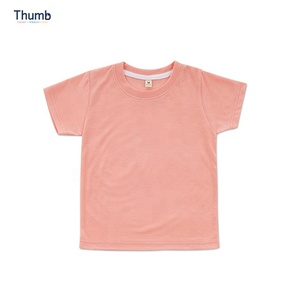 Orange Polyester T Shirt Made in Thailand for Sublimation Printing Short Sleeve Polyester / Cotton Casual 100% Polyester Jersey - Product Image 3