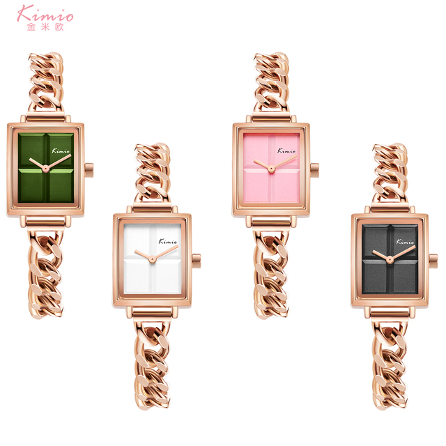 Fancy Ladies Women Watches Luxury Stainless Steel Band Quartz Wrist Watches Jam Tangan