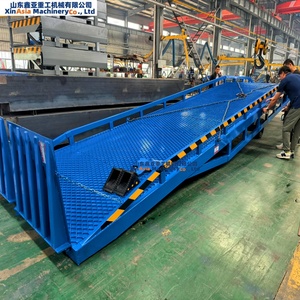 Nueva rampa de carga/descarga móvil con ajuste de altura del eje de embarque dividido Capacidad de carga hidráulica/eléctrica 6T-30T para carretilla elevadora - Product Image 4