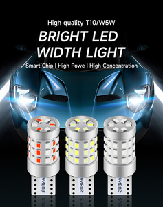 Bombillas LED GICOO T10 W5W 12V de Doble Color, Canbus Sin Errores, Luces Interiores para Auto W5W 2016, Luz de Lectura LED 42smd para Auto - Product Image 6