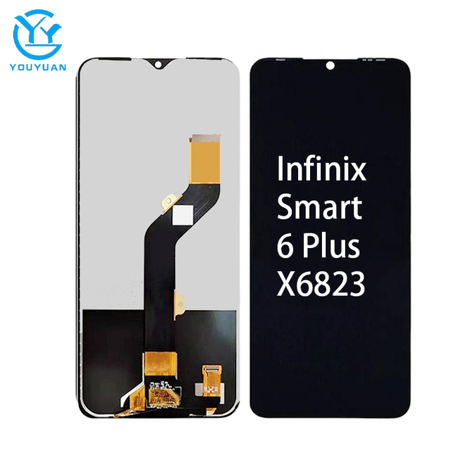 Phone LCD Screen X6823 Mobile Screen LCD Touch Display Touch Screen Panel Wholesale for Infinix Smart 6 Plus