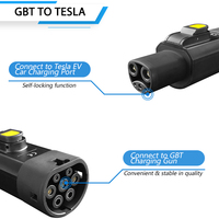 Adaptateur de chargeur EV d'usine neuf, DC GBT vers prise Tesla/NACS pour Model S/X/3 IP65 16-32A