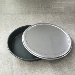 Set di Teglie <span class=keywords><strong>per</strong></span> <span class=keywords><strong>Pizza</strong></span> da 6 Pollici - 12 Pollici, Teglie in <span class=keywords><strong>Alluminio</strong></span> Anodizzato Duro con Coperchio <span class=keywords><strong>per</strong></span> Ristoranti - Product Image 2