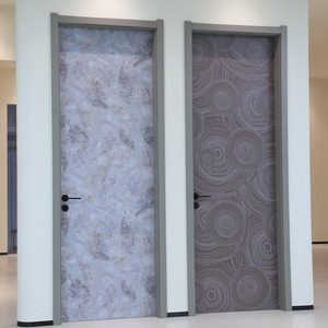 ผลิตที่ลิเซน ดีไซน์ใหม่ สีสันหลากหลาย ขนาดกว้าง 600/700/800/900/1000 มม. แผ่นปิดผิวประตูเมลามีนขึ้นรูป HDF MDF - Product Image 3