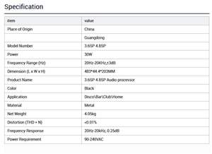 Paulkitson专业音乐系统4.8sp DSP音频处理器，带4进8出音频效果金属材料 - Product Image 5