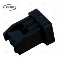 Boîtier en plastique LCP noir sans halogène de remplacement DF51K-2S-2C(800) avec prise à sertir 2P à verrouillage central pour applications automobiles et industrielles