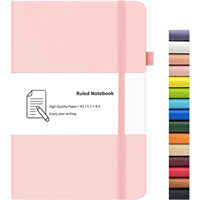 Échantillons Gratuits – Carnets/Agendas A5 Personnalisés en Cuir PU à Couverture Rigide avec Rayures, Reliure Cousue, Idéaux pour Cadeaux Promotionnels avec Logo