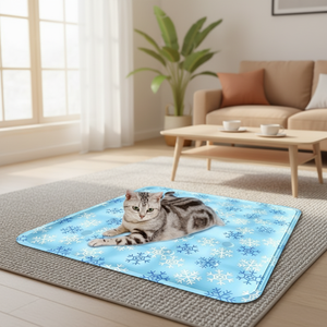 Alfombra Refrescante de PVC de Lujo para Mascotas, Estilo Moderno, Autoenfriable, Plegable, de Gel Suave, para Reptiles, Fácil de Limpiar, No Tóxica, para Verano - Product Image 2