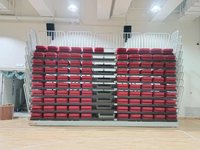 Tribune télescopique mobile pour gymnase intérieur, sièges pliants rétractables, système de tribunes pour spectateurs de stade