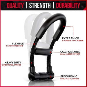 Adjustable Wrist Strengthener for Men Power Wrist <b>Training</b> Grip Device with Fitness Spring Arm <b>Strength</b> <b>Training</b> Equipment - Product Image 2