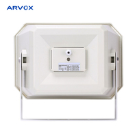 Prix d'usine en gros R-H550 6.5 pouces unité de pilotage klaxon haut-parleur 100V 50W cadre en plastique plafond klaxon haut-parleur pour pagination extérieure