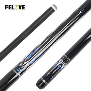 Прочный бильярдный кий 1/2 с деревянной рукояткой и кожаным наконечником 12,5 мм для клубного использования - Product Image 2