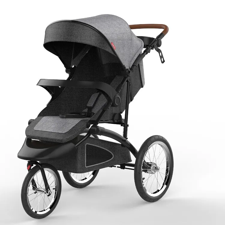 En 1888 Goedgekeurd De Nieuwe Luxe Kinderwagen Met Grote Drie Lucht Wielen/Outdoor Running Kids Buggy/Kinderwagen 3 In 1