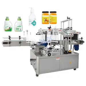 Servomotor de mesa de Metal, máquina de impresión de etiquetas adhesivas autoadhesiva para botella de tarro de miel de jugo de aceite
