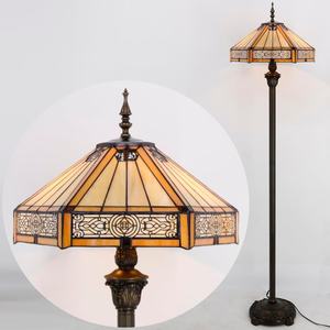 Lampe sur pied en verre FLOWFX 16 pouces, style baroque moderne, LED dimmable blanc chaud, culot E27, CRI élevé 80, garantie 2 ans, 50000 - Product Image 6