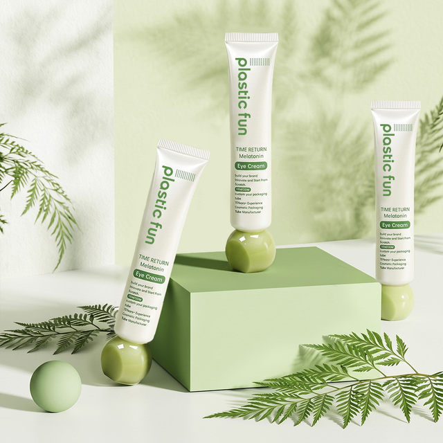 Luxury discount Eco-Friendly PCR D19 Eye Cream Cosmetic Packaging tube screw Cap soft Skin Serum lip gloss lip balm Ointment