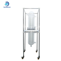 New Easy Installation Coil Type Glass Condenser for Laboratory Distillation Unit Volatile Gas Cooling and Liquefaction Process