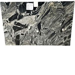 Dalles de qualité supérieure Fusion Black pour escaliers modernes, cuisines, salles à manger, salles de bain, extérieurs, polies, affinées, pour ateliers extérieurs - Product Image 1