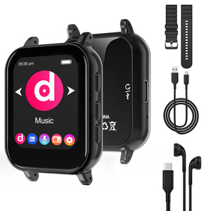 MP3 <strong>Player</strong> with Bluetooth 32GB Music <strong>Player</strong> with Detachable Strap,Built-in Speaker,1.69'' IPS Display for Running,Gym,Kid Adults - Product Image 1