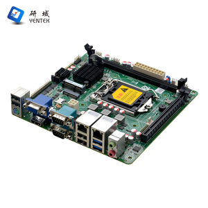 เมนบอร์ดอุตสาหกรรมขนาดมินิ ITX รองรับ LGA1150 ซีพียู Core I3 I5 I7 รุ่นที่ 4  มีพอร์ต COM 6 ช่อง RS485 พอร์ต LAN 2 ช่อง รองรับความละเอียด 4K สำหรับเครื่อง ATM และระบบควบคุมทางการแพทย์ [เกรดอุตสาหกรรม 24/7] - Product Image 1