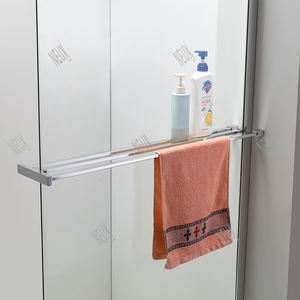 Nouvelle <span class=keywords><strong>paroi</strong></span> <span class=keywords><strong>de</strong></span> <span class=keywords><strong>douche</strong></span> <span class=keywords><strong>coulissante</strong></span> sans cadre NEUX European 2026 avec porte <span class=keywords><strong>coulissante</strong></span> en verre trempé transparent et étagère intégrée - Product Image 3