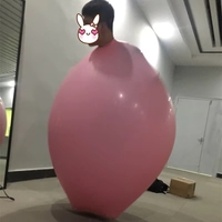 Balon Lateks Bulat Jumbo 72 Inci yang Dapat Dimasuki