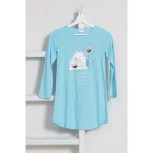 Blusa Tipo Túnica de Algodón y Bambú para Niñas, Diseño con Estampado y Bordado B.Mint, Marca Mango Kids - Product Image 2