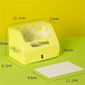 Thiết Kế Mới Pastry Hiển Thị Gói Hộp Có Thể Tái Chế Bán Buôn Tùy Chỉnh Thực Phẩm Cookie Bao Bì Hộp Với Cửa Sổ Cho Cookie Hộp - Product Image 3