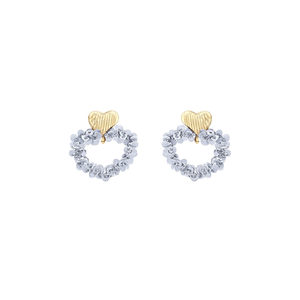 ต่างหูห่วงรูปหัวใจสแตนเลสสตีล 316L ยี่ห้อ SmileJoyas สำหรับผู้หญิง ชุบทอง PVD ทนทาน ทันสมัย เหมาะสำหรับงานปาร์ตี้ เครื่องประดับแฟชั่น - Product Image 2
