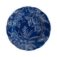 Vaisselle en porcelaine vintage de couleur bleuâtre, bols et assiettes en céramique de qualité supérieure, motif végétal, forme irrégulière, usage domestique