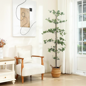 OH ARTS Faux <span class=keywords><strong>Olivier</strong></span> Noir Artificiel Shady Lady, Plante en Pot Réaliste à Feuilles Perpétuelles pour Intérieur, Extérieur, Salon, Jardin, Hôtel, Salle d'Exposition - Product Image 2