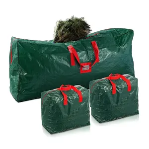 Großhandel Polyethylen Urlaub Weihnachts baum Aufbewahrung taschen Outdoor Home Aufbewahrung tasche Mit Griffen