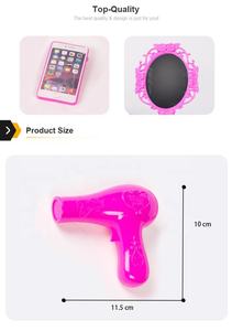 Casa del gioco del <span class=keywords><strong>giocattolo</strong></span> del telefono mobile di bellezza set dress up delle ragazze dei capretti giocattoli con specchio - Product Image 4