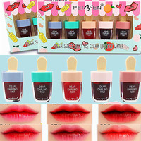 Gloss à lèvres miniature mignon pour enfants, maquillage longue durée imperméable, beauté organique coréenne, gloss à lèvres hydratant longue durée, teinte à lèvres glacée