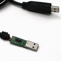 Kabel USB 2.0 ke DIN 5PIN RS232 untuk Input dan Output Data Serial