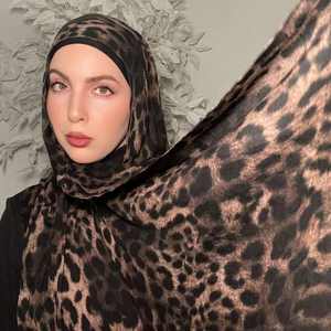 2025ผ้าโพกศีรษะฮิญาบพิมพ์ลายโลโก้ได้ตามต้องการ - Product Image 2