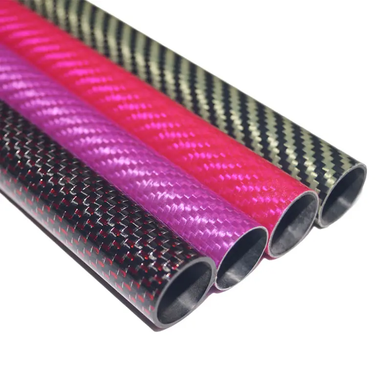 Color Carbon Fiber Tube 3K、Carbon Fiber Tubing