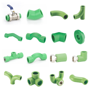 DESO Export <span class=keywords><strong>Plomberie</strong></span> Filetage PPR Raccords Raccord <span class=keywords><strong>Plomberie</strong></span> 20 - 110mm Plastique Vert PPR Raccord de Tuyau pour Approvisionnement en Eau - Product Image 3