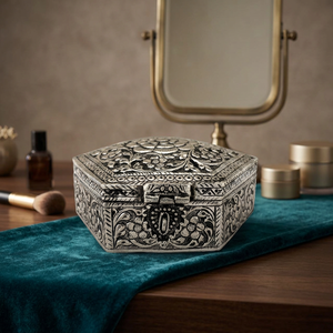 Boîte à bijoux royale hexagonale petite - Product Image 3