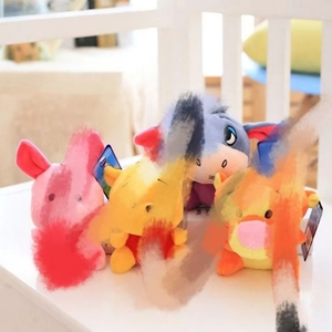 Cartone animato vinto la cacca <span class=keywords><strong>peluche</strong></span> bambola <span class=keywords><strong>peluche</strong></span> borsa animale ciondolo Tigger orso <span class=keywords><strong>asino</strong></span> giocattolo farcito portachiavi regalo creativo - Product Image 1