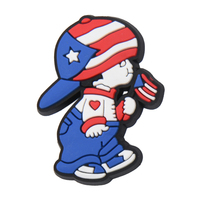 Vente en gros de breloque de chaussure Collegiate Gators pour 2024 breloque de sabot de marée clogimson personnalisée New Jayhawks Shoe Pin Hurricanes Shoe Buckle