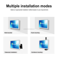 PCT 15.6 pouces panneau industriel PC étanche intégré moniteur à montage mural écran tactile I5 I7 Vesa ordinateur industriel PC