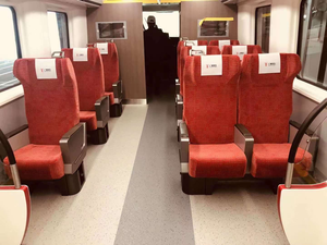 Asiento acolchado suave de clase ejecutiva de lujo para trenes de alta velocidad Opción de tamaño simple o doble Piezas y accesorios de <span class=keywords><strong>tren</strong></span> - Product Image 4